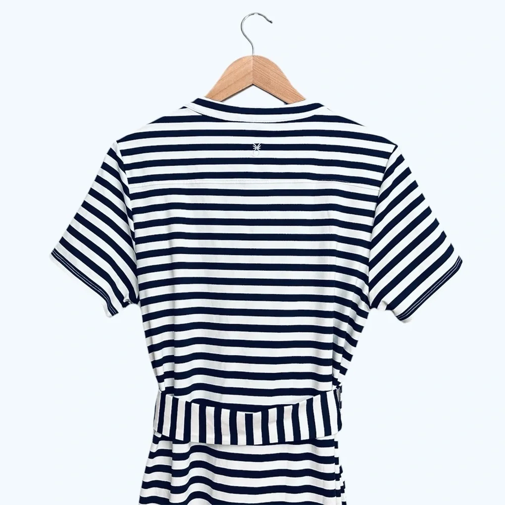 Dudley Stephens Sconset Maxi Dress in Navy & White - Picture 5 of 8